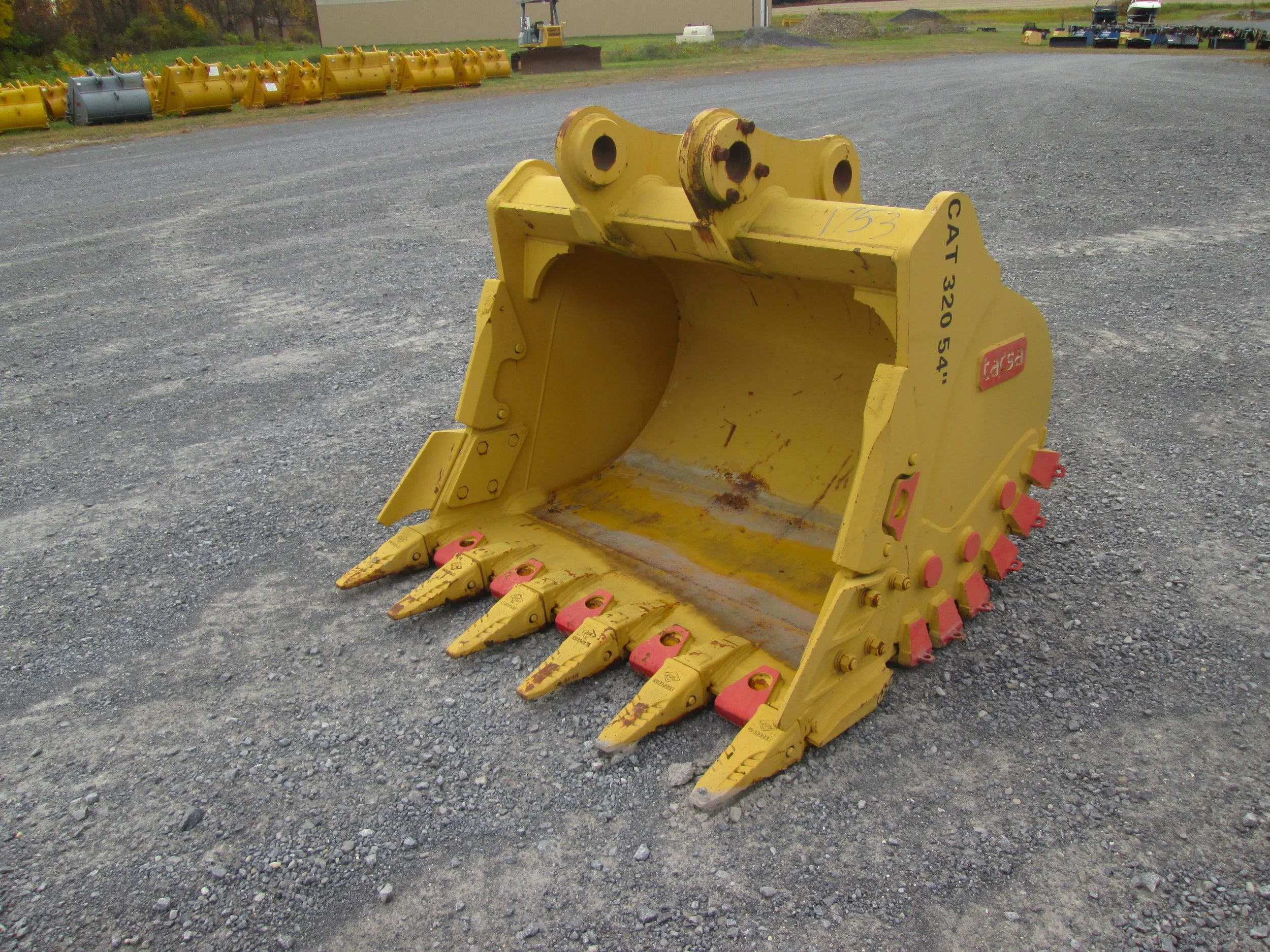 #1753- 54" New Tecsa/Teran Tooth Bucket CAT 320-323, Hitachi, John Deere 150 - REGULAR PRICE $4,147.50CASH OR WIRE TRANSFER PRICE IS (SALE)