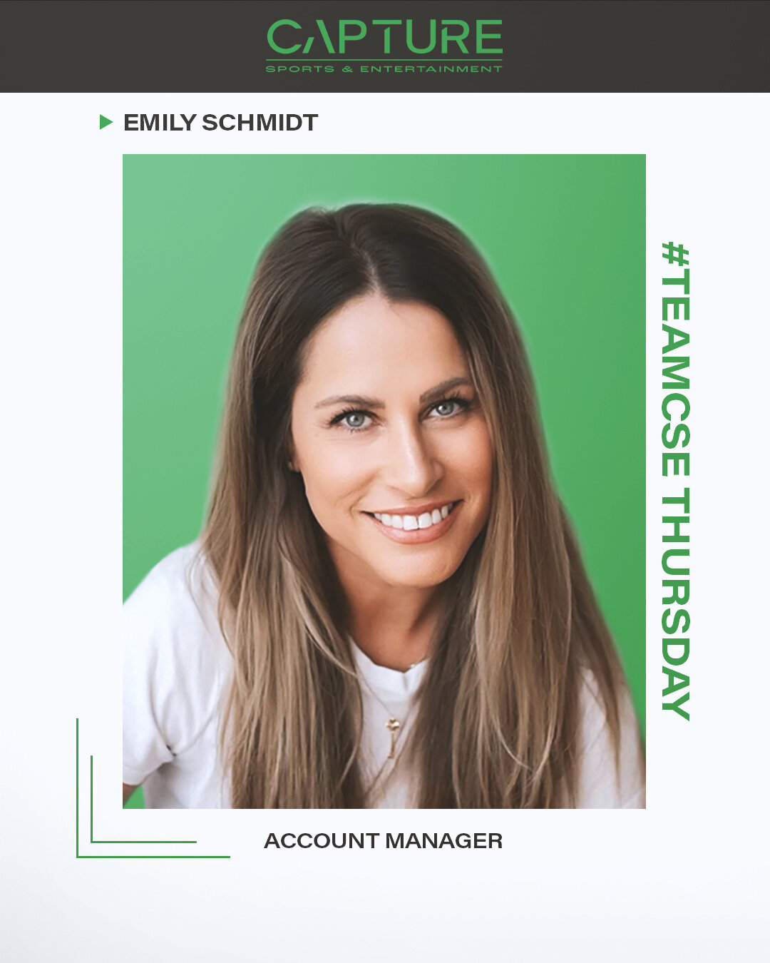Time to meet #TeamCSE's newest member, Emily! She combines skills in marketing and personal relations and contributes to the success of high-profile projects and campaigns. 

Emily is dedicated to personal growth, family and making a difference in th