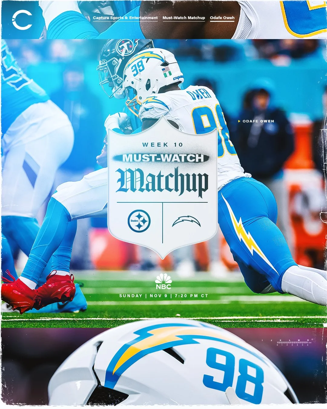A stacked weekend for #TeamCSE 🏈🔥

You don't want to miss our clients hitting the field in these must-watch matchups!

#AthletesDoingGood #TeamCSE
[NFL, Football, Los Angeles Chargers, Minnesota Vikings, Green Bay Packers, Philadelphia Eagles]