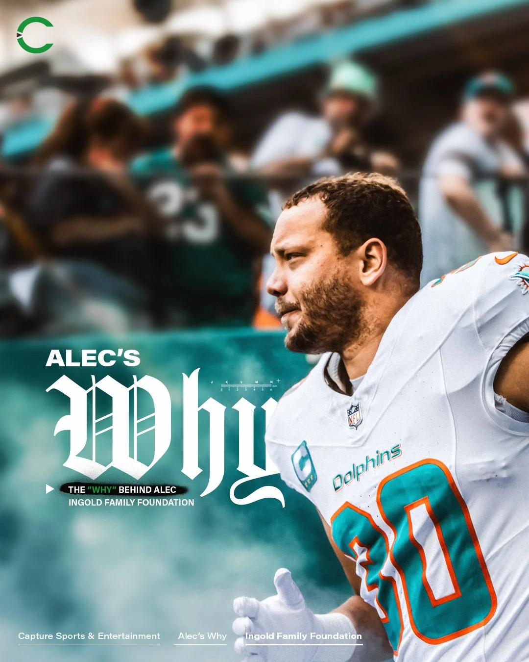 For #TeamCSE client @ai_xlv, purpose goes far beyond the game.

Having been adopted himself, Alec is passionate about using his platform to give back to the adoption and foster care community. Through the @ingoldffoundation, he&rsquo;s empowering fos