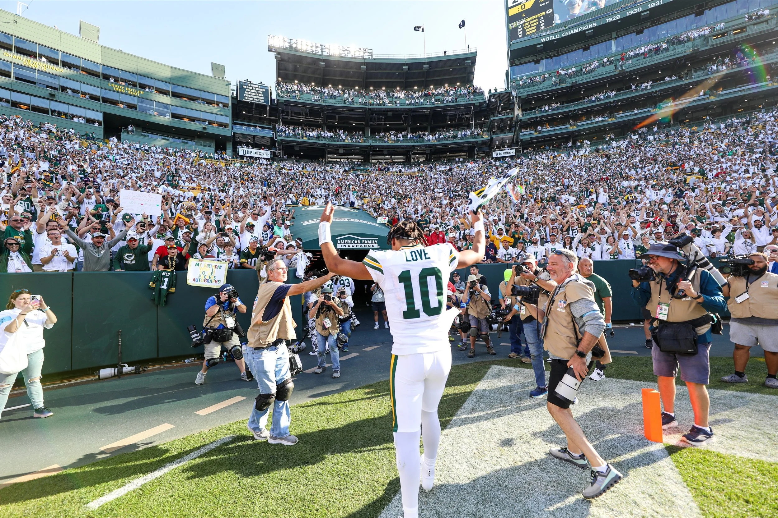 Jordan Love named Packers club winner for Walter Payton NFL Man of the Year Award