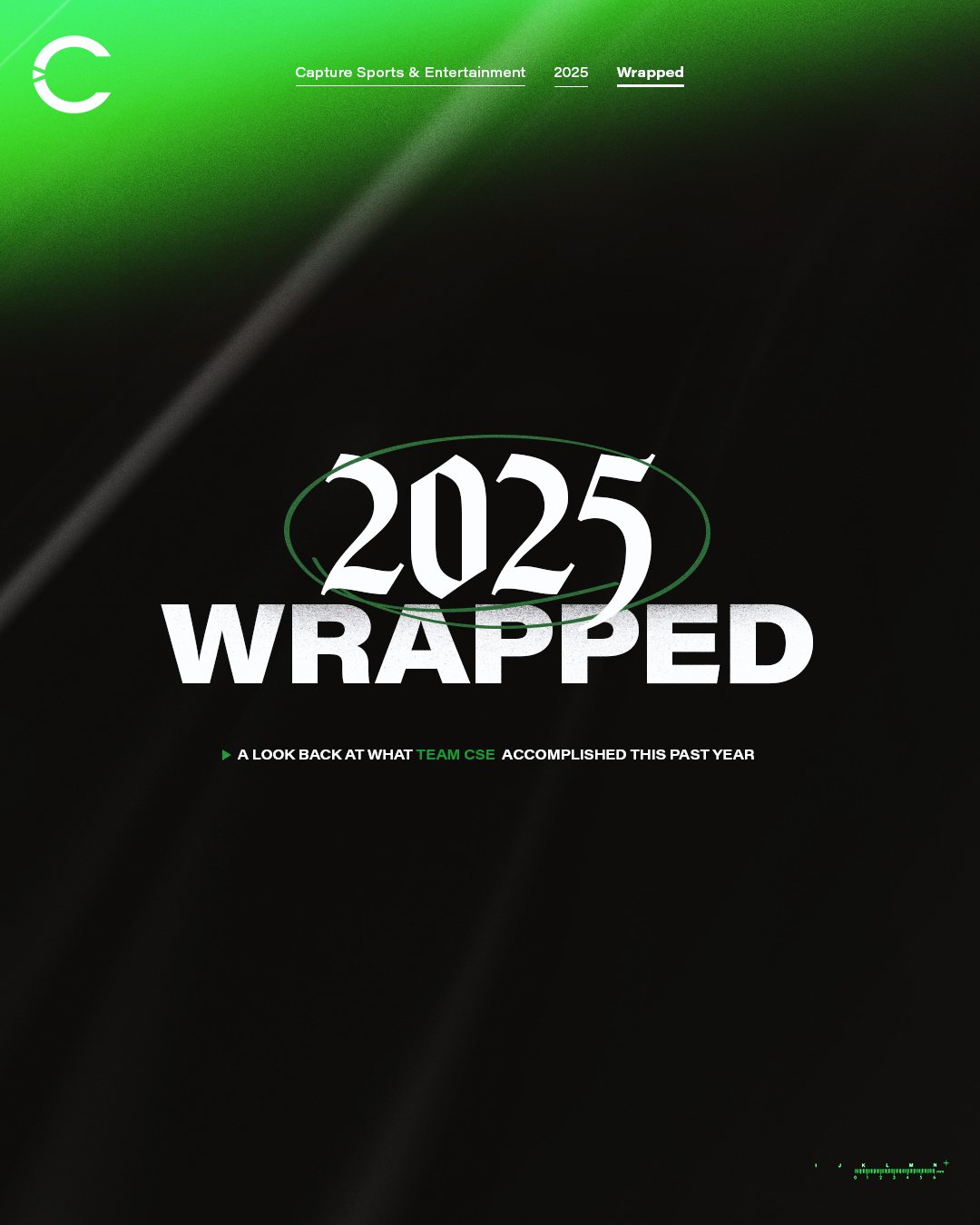 Our year in review 🔁

Shoutout to #TeamCSE for pouring so much heart into making this year one of growth, creativity, and giving back. 💚

#AthletesDoingGood #SportsMarketing #SportsBiz #Wrapped #Nonprofit #Events #GivingBack