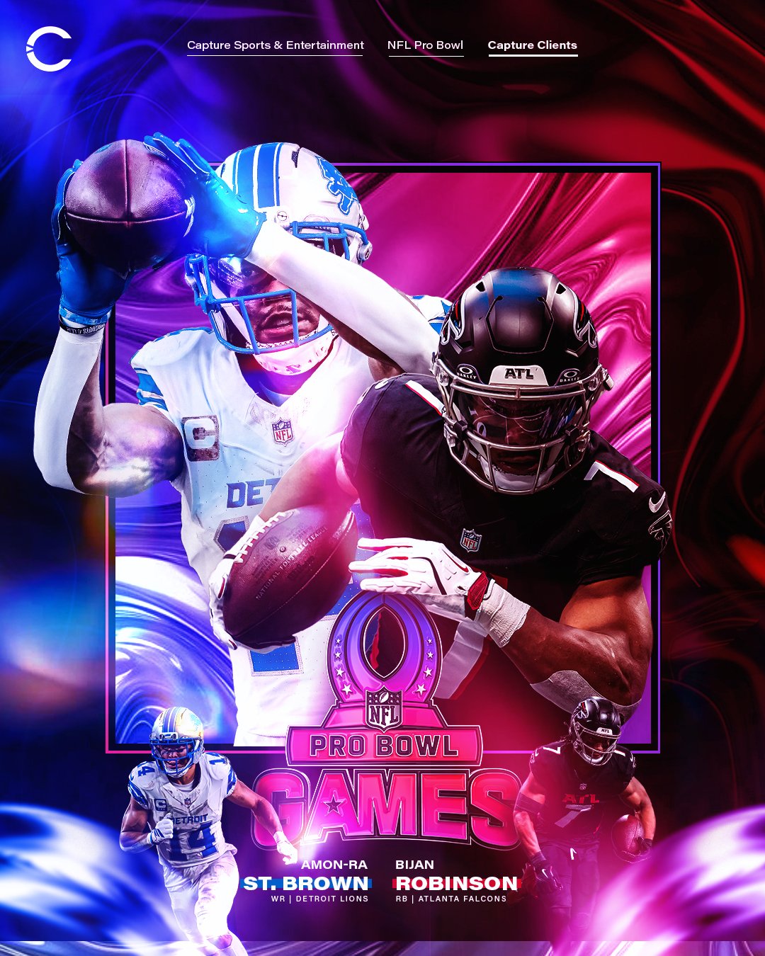 Congrats to #TeamCSE clients @amonra_stbrown and @bijan_robinson on being named to the Pro Bowl! 🏈