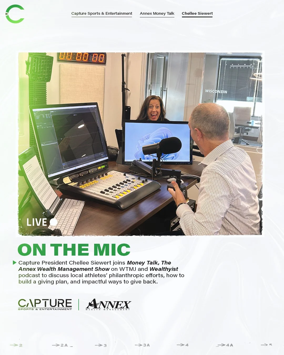 What does it mean to build a legacy beyond the game?

Capture Founder &amp; President Chellee Siewert joined Annex Wealth Management Senior Wealth Advisor Anthony Mlachnik to talk philanthropic strategy, impact, and purpose-driven leadership.

🎧 Tun