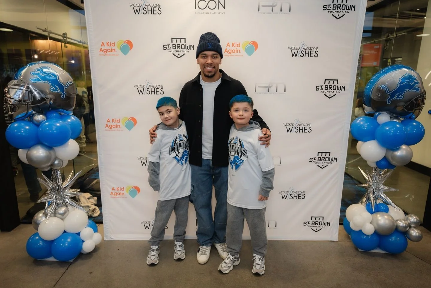 Last week in Detroit 💙

Our team was honored to work alongside the St. Brown Foundation, Wicked Awesome Wishes, and Lady Jane&rsquo;s for an unforgettable day dedicated to kids facing terminal illness, disabilities, and life-altering challenges.

Co