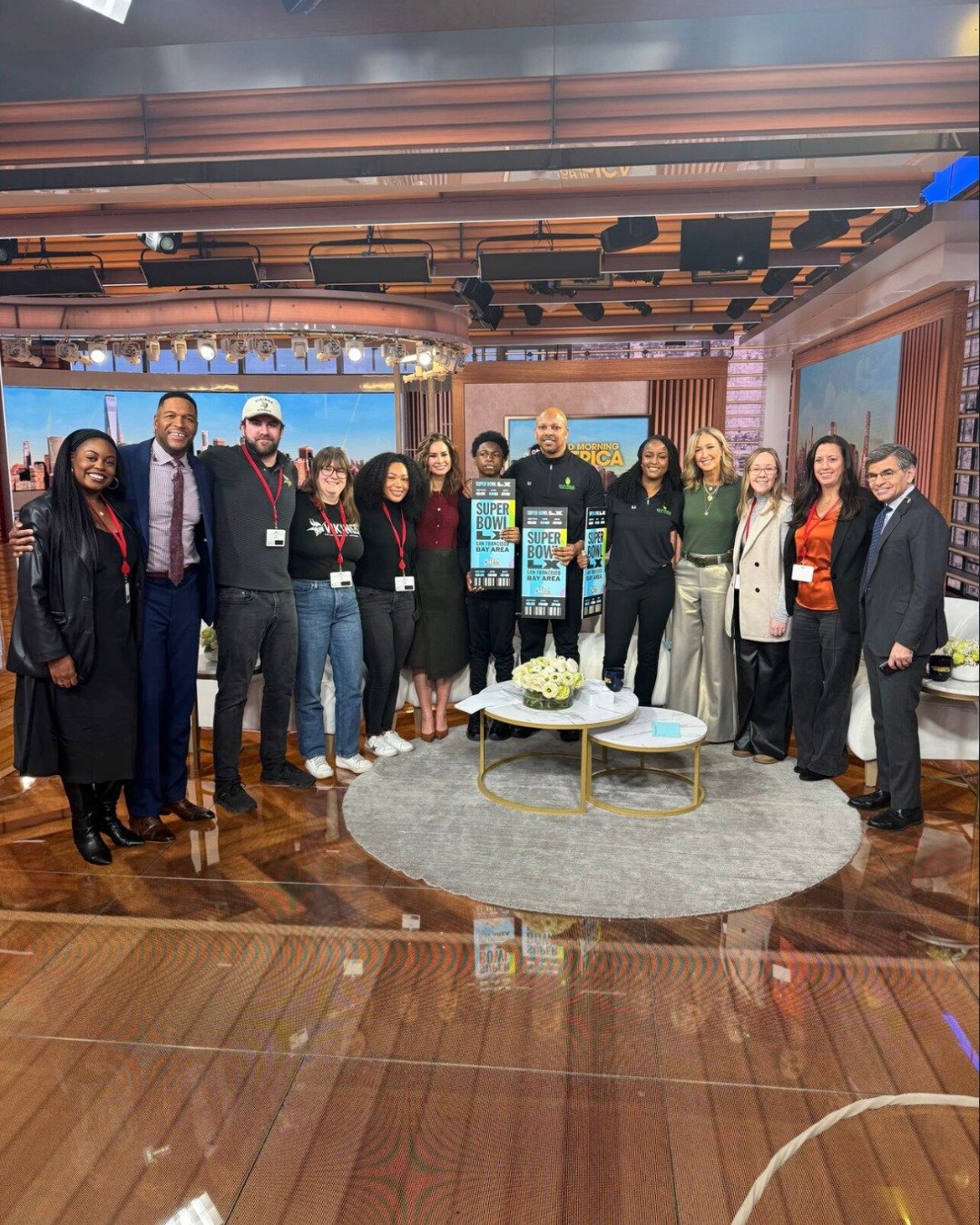 #TeamCSE was on set at @goodmorningamerica today with @khyreejacksonfoundation, highlighting the incredible work they are doing to honor Khyree&rsquo;s legacy 💚 The family was surprised with Super Bowl tickets during the segment! 

Capture was honor