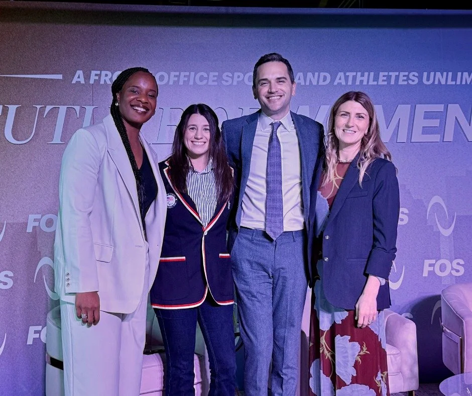 Yesterday, #TeamCSE client @emily_oberst took the stage at the @frontofficesports &amp; @auprosports Future of Women&rsquo;s Sports Conference in Nashville to discuss the road to LA 2028 &mdash; and what happens between Olympic cycles. 

We&rsquo;re 