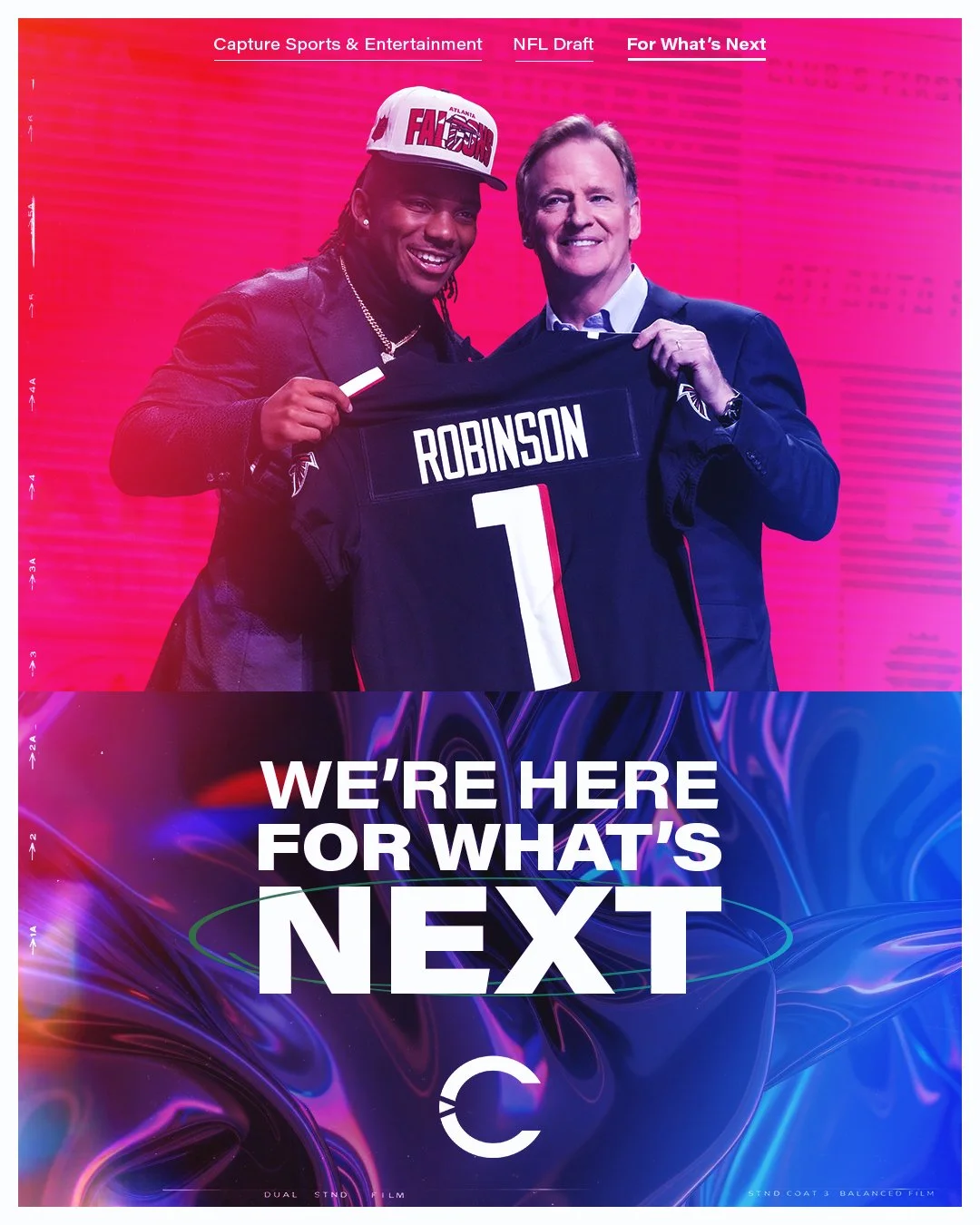 The draft is just the beginning. Wishing the best of luck to all draftees as they step into the next chapter of their career.