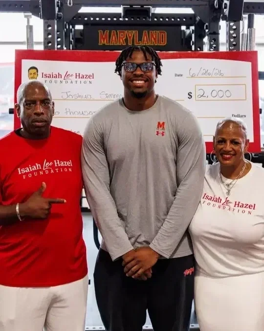 Family of Late Maryland Football Player Isaiah Hazel Launches Foundation, Awards First Scholarship to Terps Walk-On Joshua Simmons