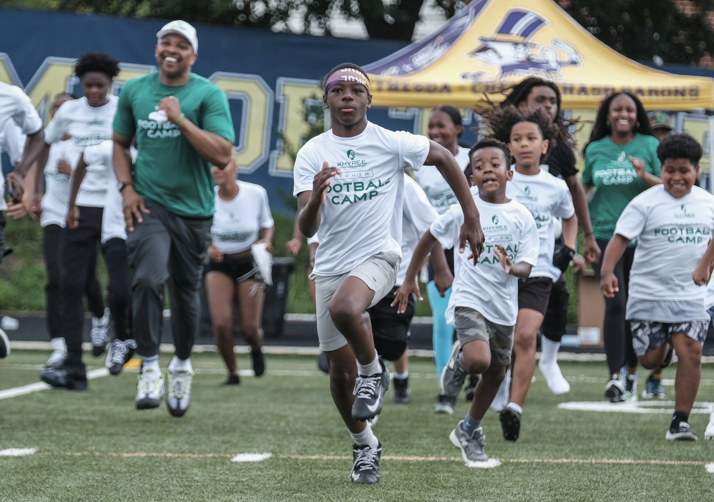 Khyree Jackson Foundation hosts first youth football camp to honor late Vikings rookie's legacy