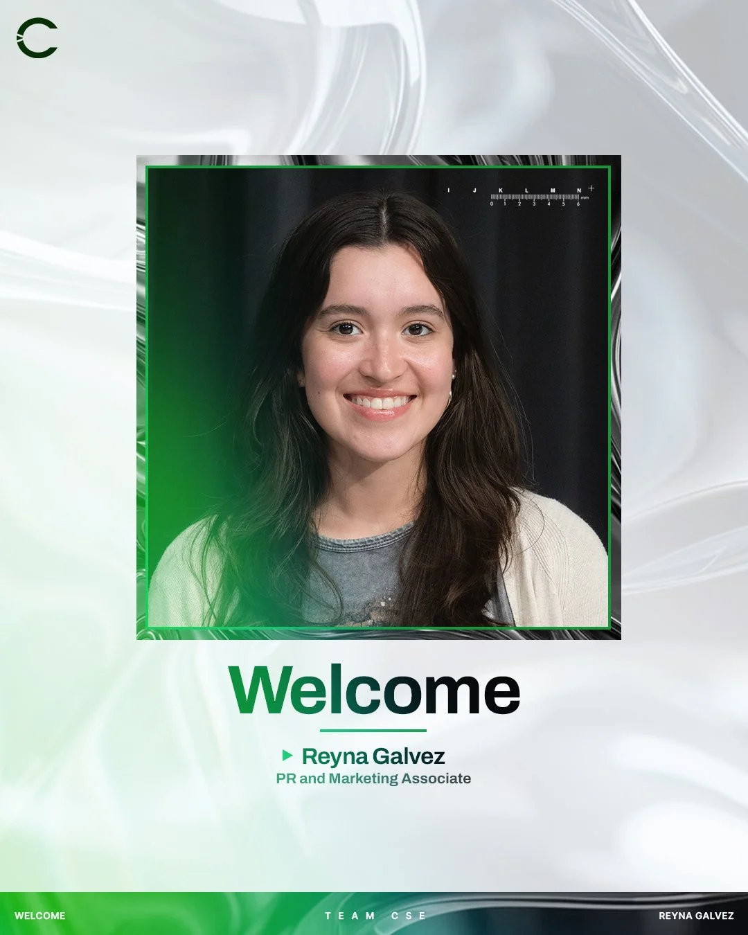Join us in welcoming our new PR &amp; Marketing Associate, Reyna Galvez, and Social Media &amp; Marketing Associate, Caitlyn Waraksa, to #TeamCSE! 💚