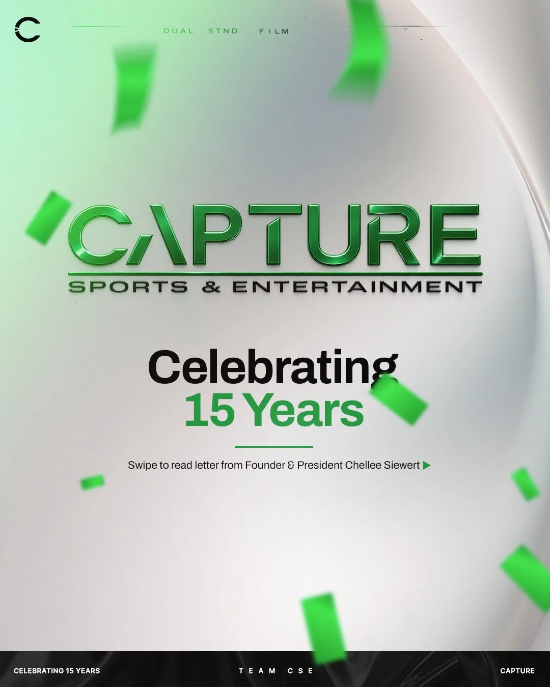 15 years ago, Capture started with one belief: athletes want to do good.

Since 2011, what began with J.J. Watt&rsquo;s Charity Classic has grown into a full-service agency spanning brand strategy, campaigns, partnerships, NIL, and entertainment. Alo