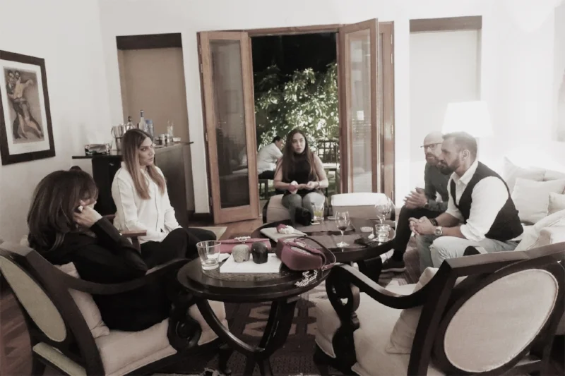 Drinks at Didi's home before heading for dinner. p.s: Fellow with beard (no glasses) is my ex-boyfriend with his current boyfriend;)