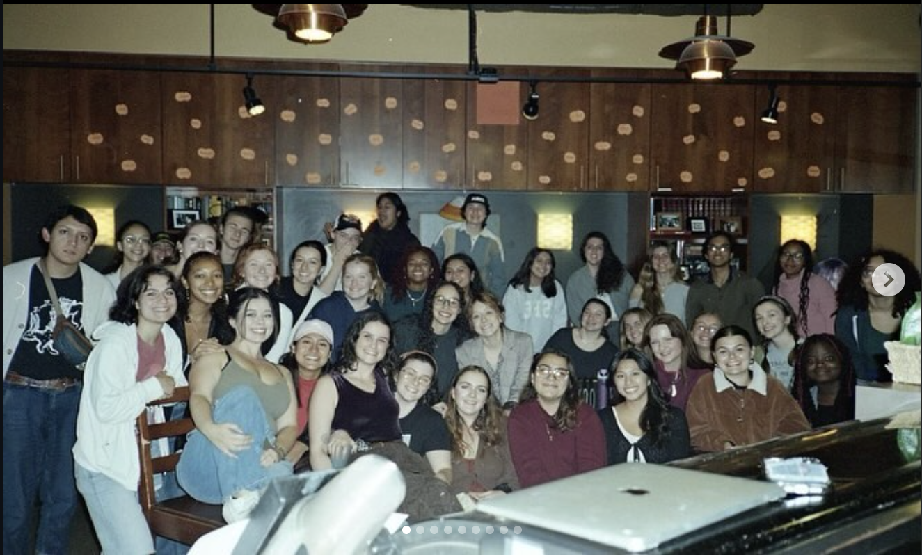 The Davenport Coffee Lounge staff at a holiday party in December 2024.