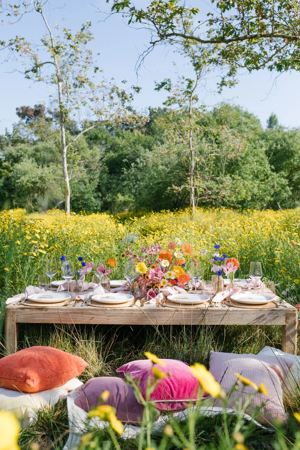 Sur La Table Wildflower collection with Beijos Events