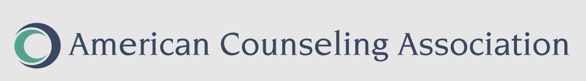 American Counseling Association (ACA) professional membership logo for licensed professional counselor specializing in child and adolescent mental health