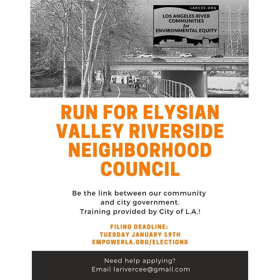 Sign up to run for Neighborhood Council! Be a voice for your  community 💚 #lariver #elysianvalley #losangeles #civics #civic