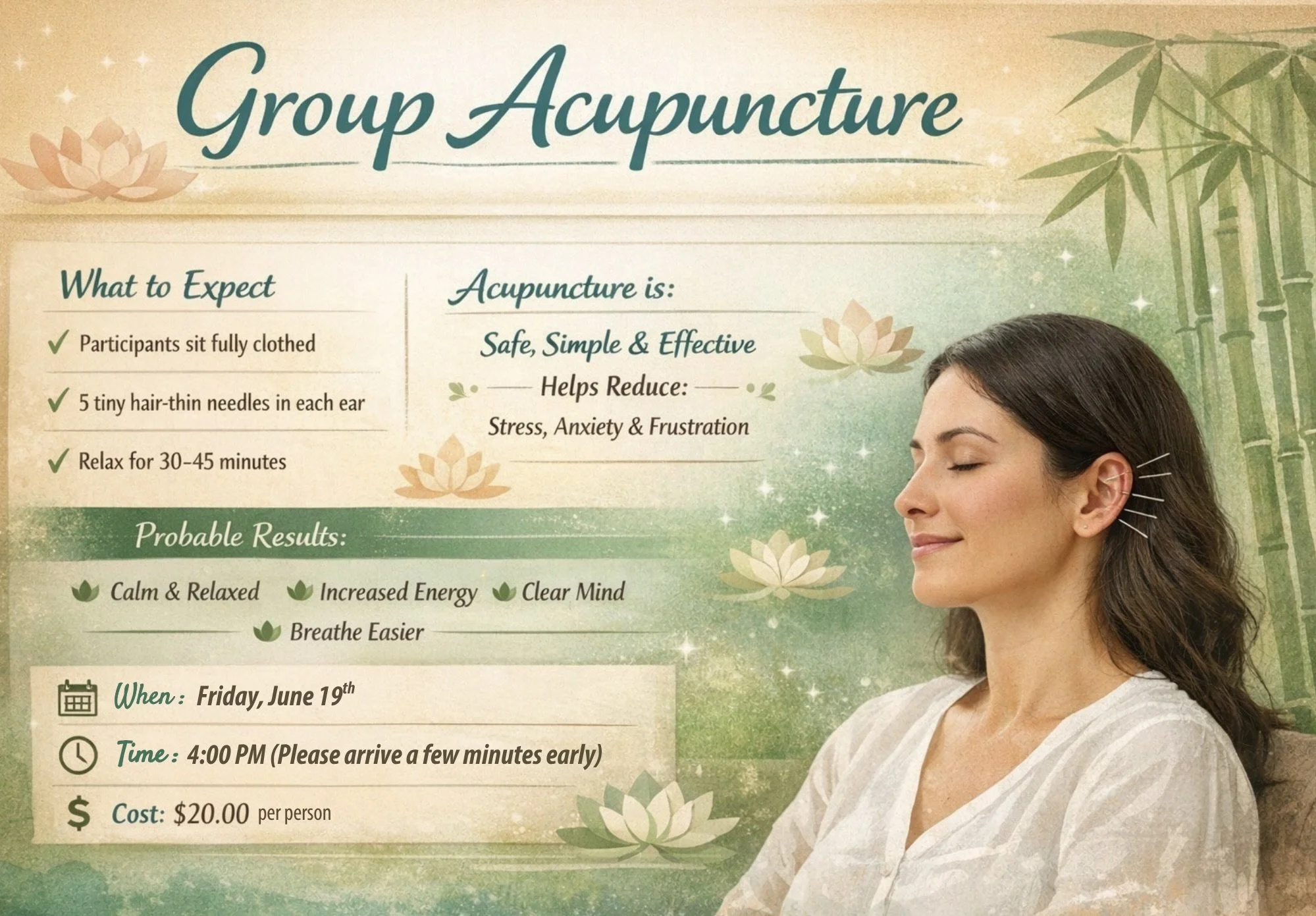 Group Acupuncture