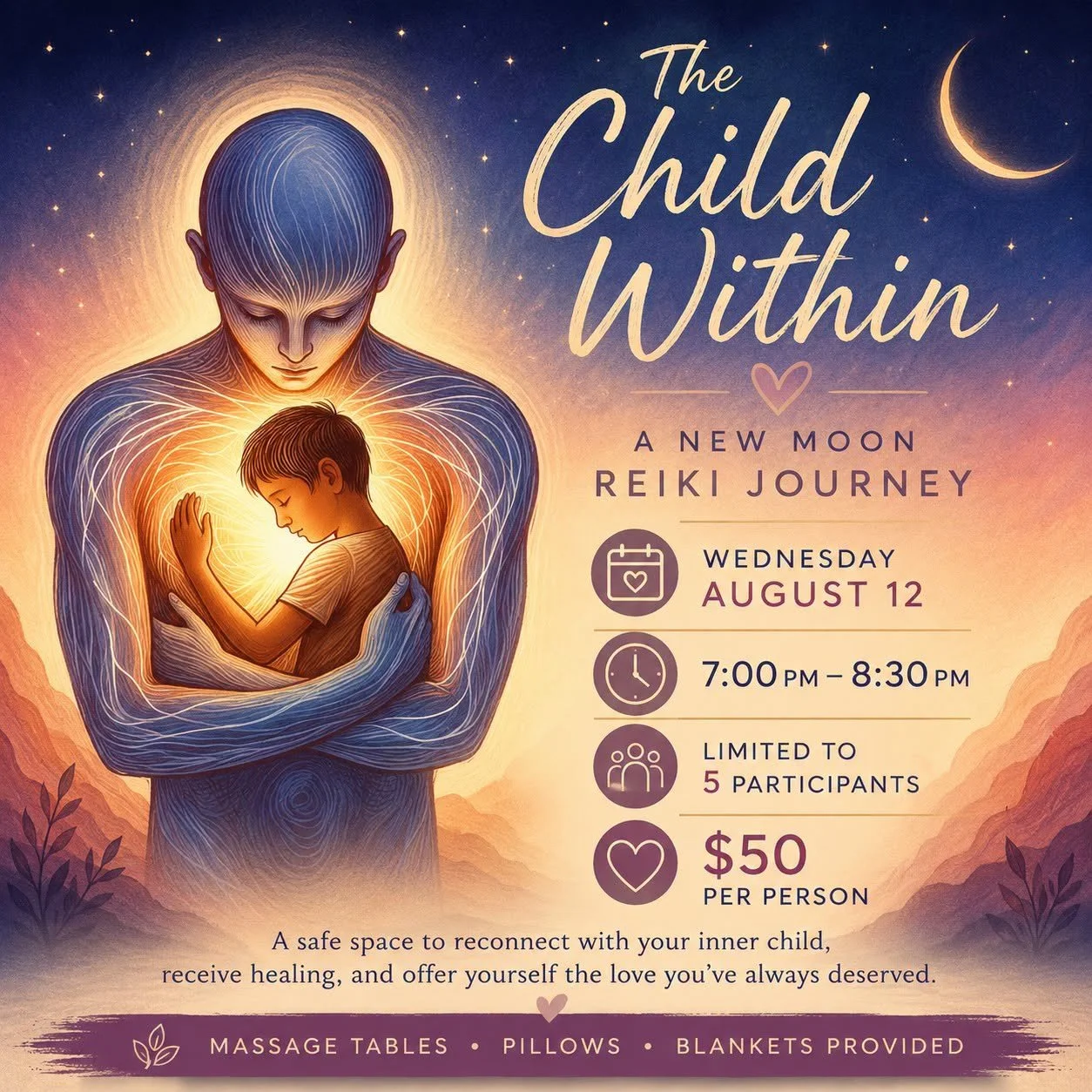 The Child Within: A New Moon Reiki Journey