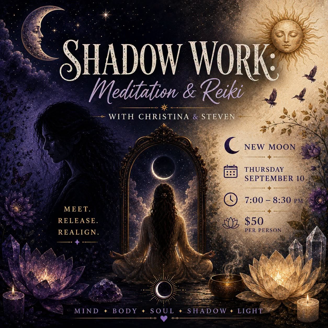 Shadow Work: A Meditation &amp; Reiki Journey