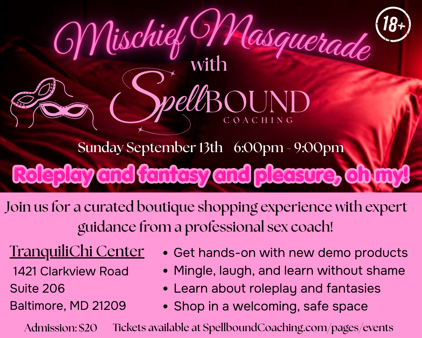 Mischief Masquerade with Spellbound Coaching