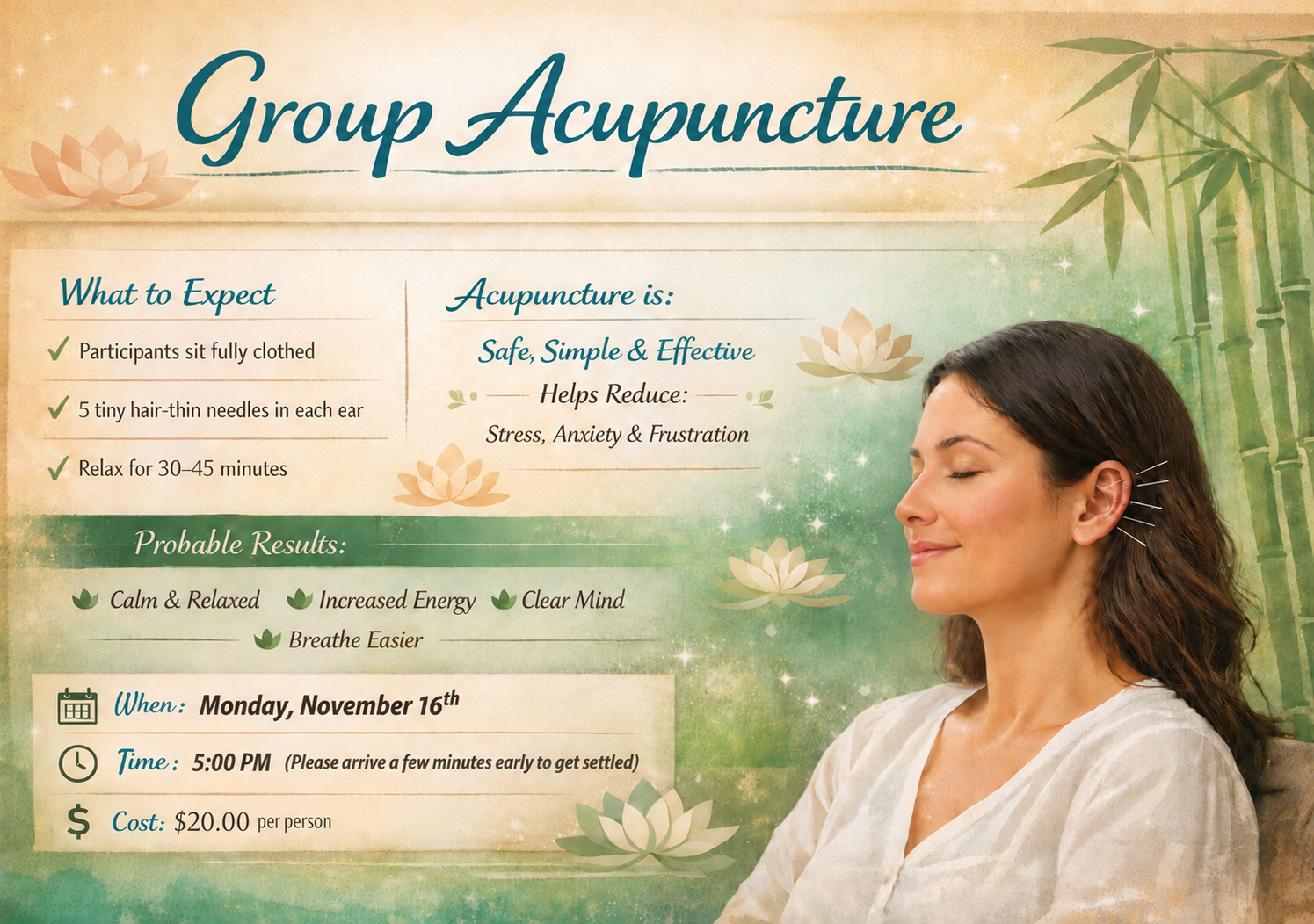 Group Acupuncture