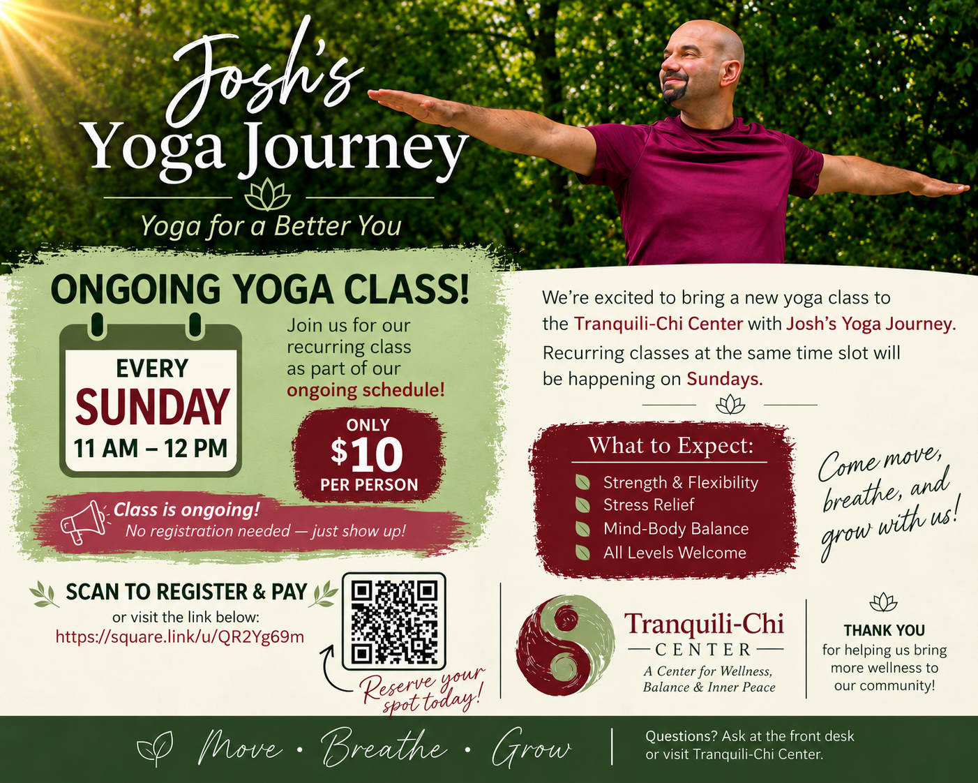Josh's Yoga Journey