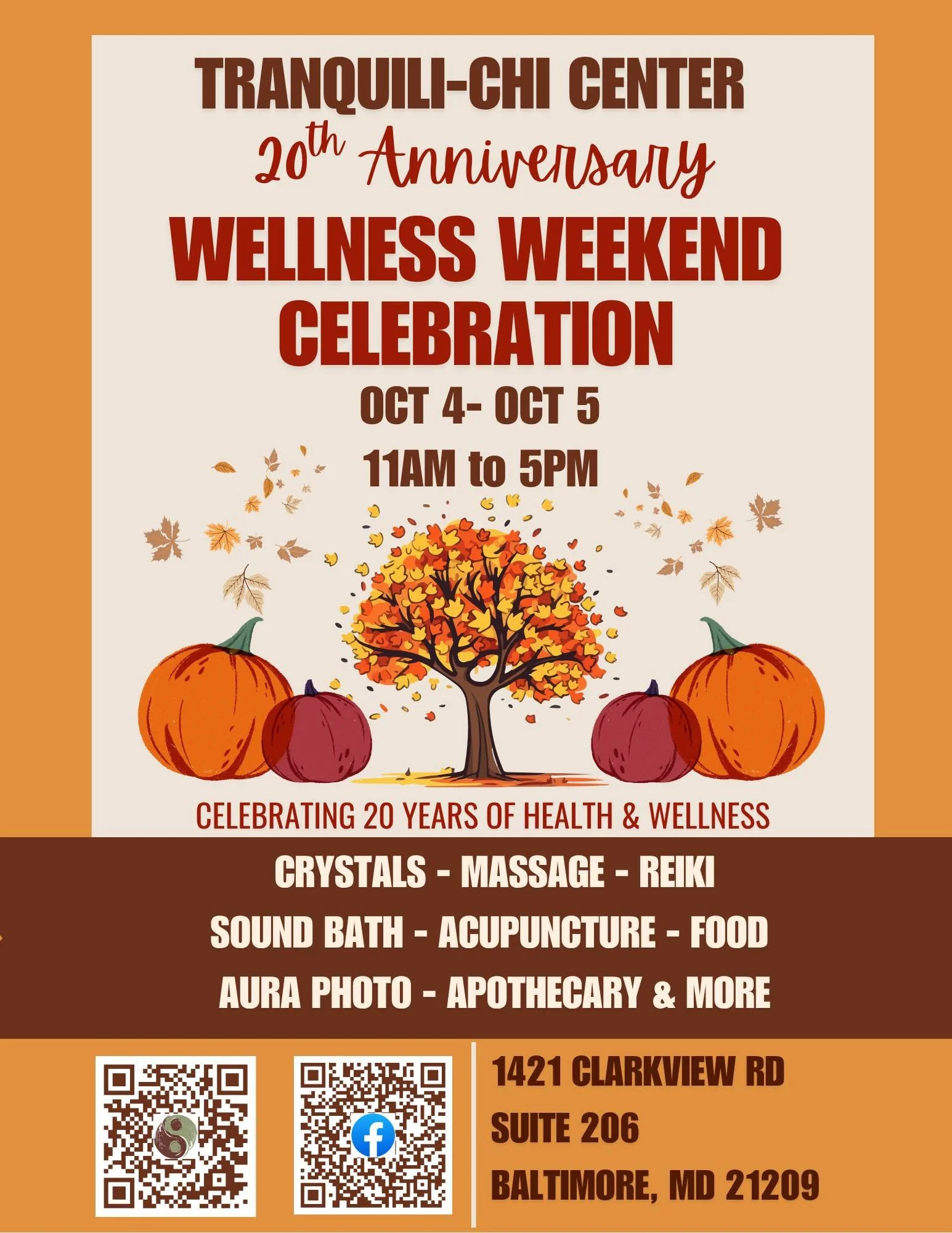 20th Anniversary Wellness Weekend Celebration