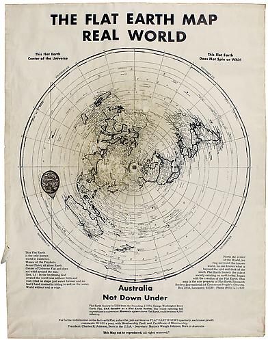 The Flat Earth Map, Real World