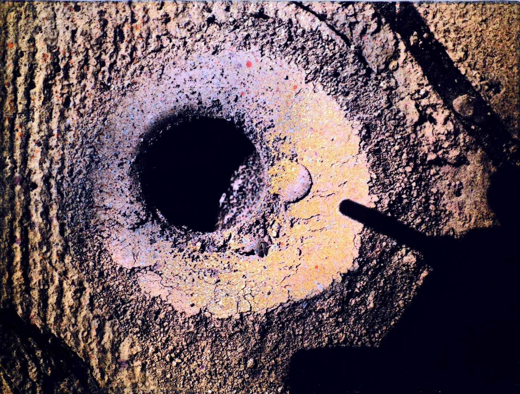 Hole 1, detail, 2016