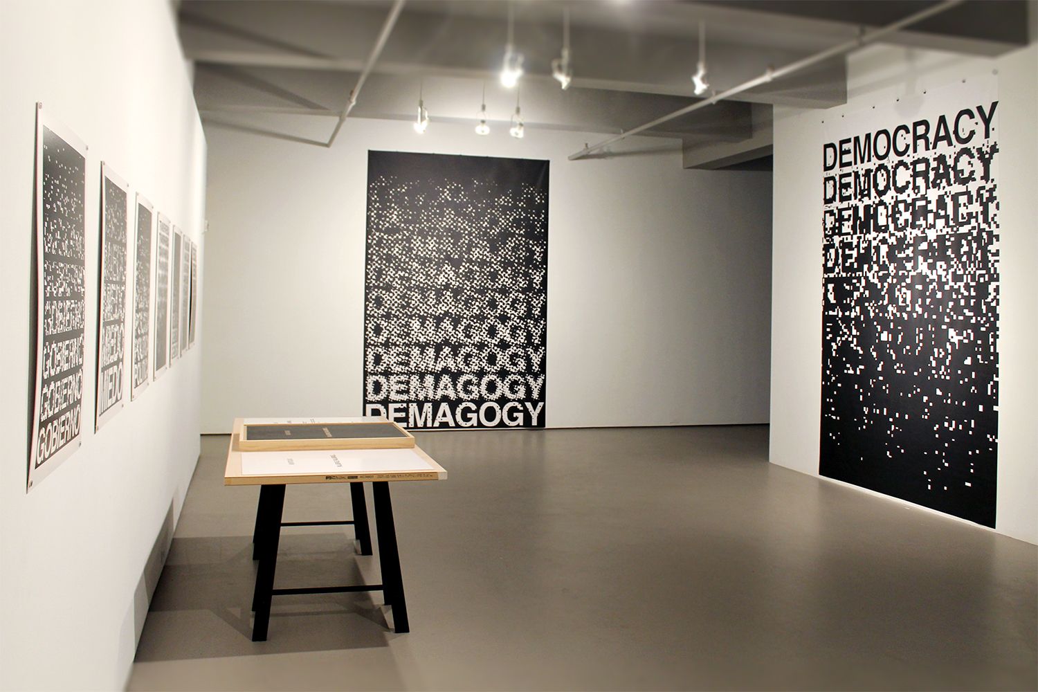 Muntadas: Projects/Proposals installation view at Kent Fine Art, Summer 2017