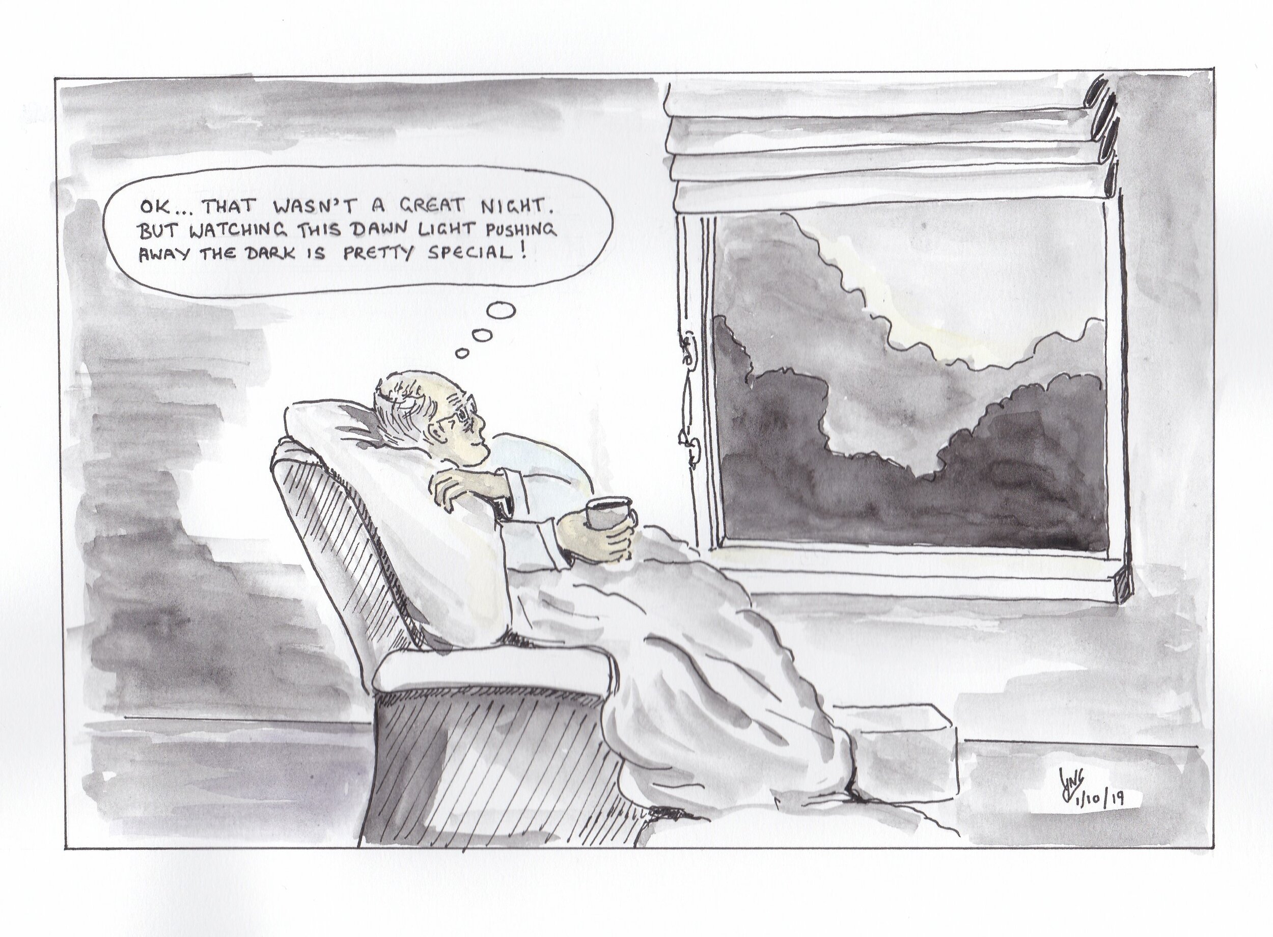 No.6 Watching the dawn