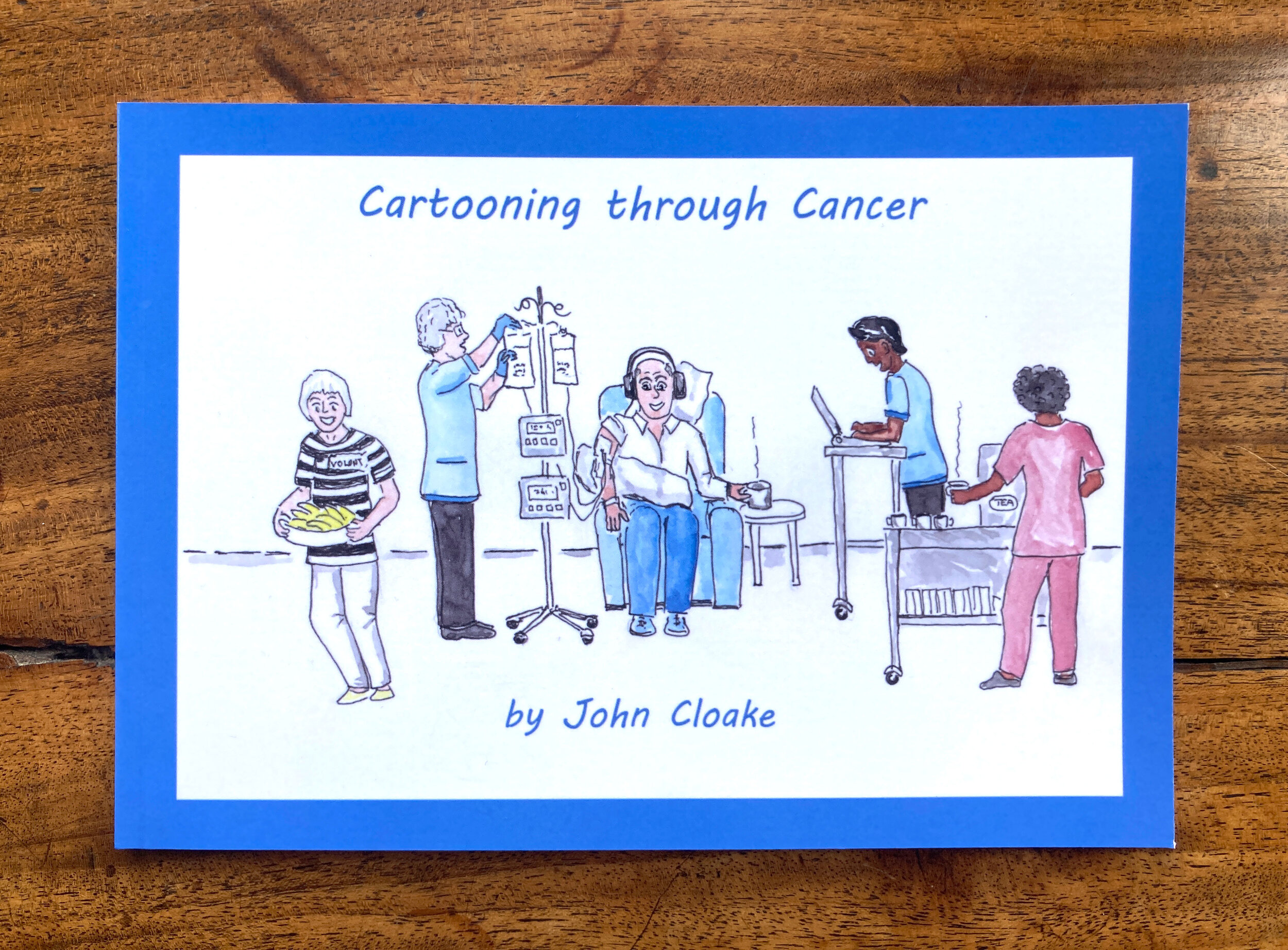 "Cartooning through Cancer" cartoon book