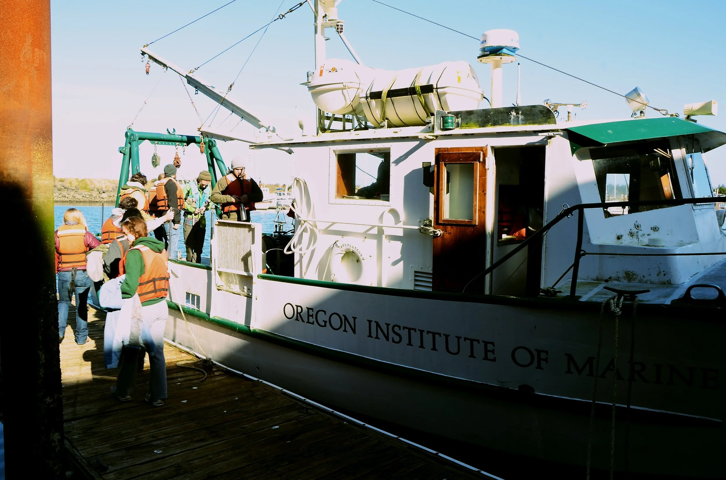  Student field trip on the RV Pluteus, Charleston, OR 