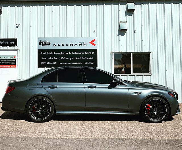 It&rsquo;s been awhile since we&rsquo;ve posted! Look at this beautiful 2019 E63S 4matic. 0-60 in 3.3 seconds and 603 HP stock! With our K-box installed we took this to 703 HP for $2295! #kleemannperformance #kleemannusa #e63samg #mercedesbenzamg #e6