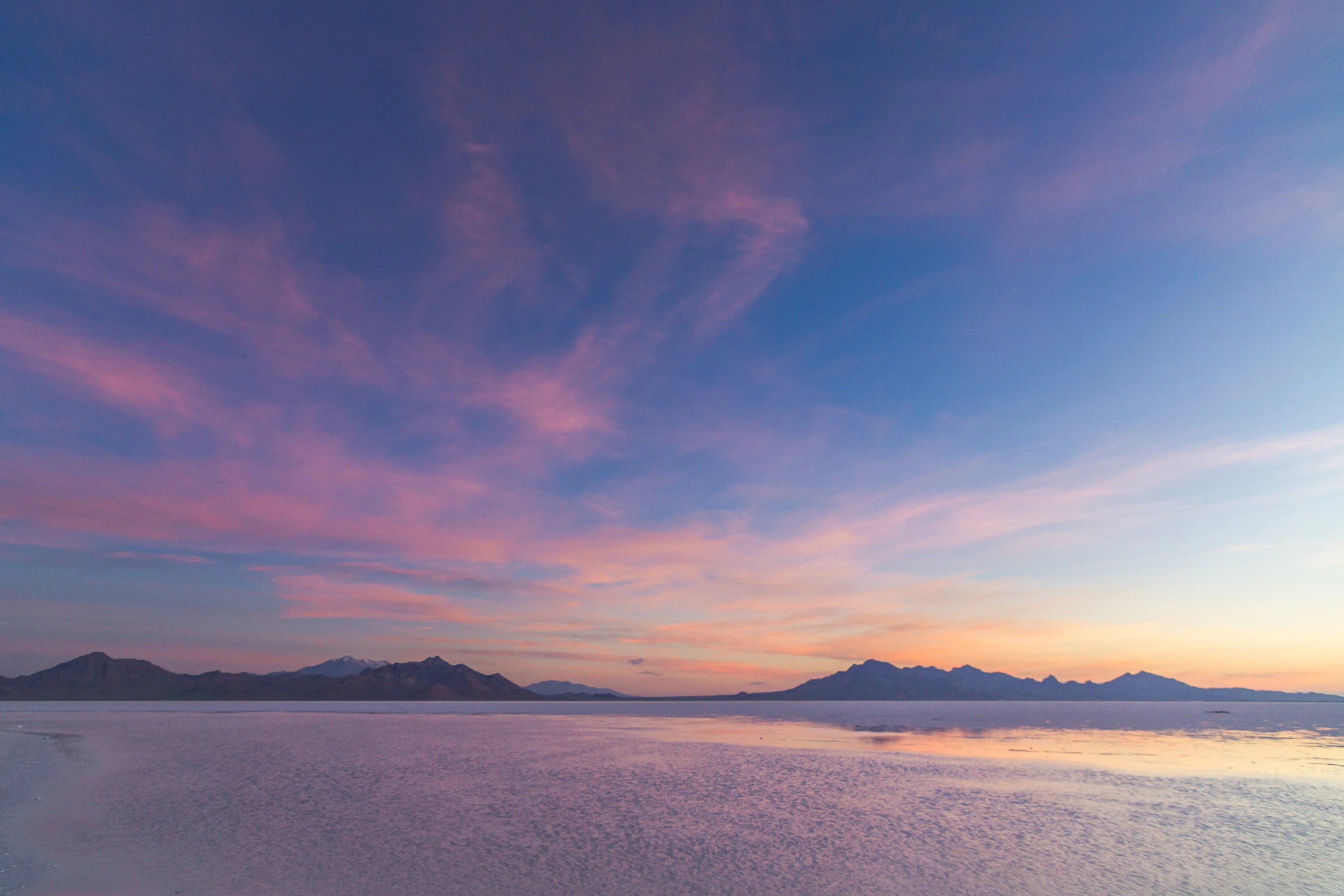 Sunrise Salt Flats Salt Lake City