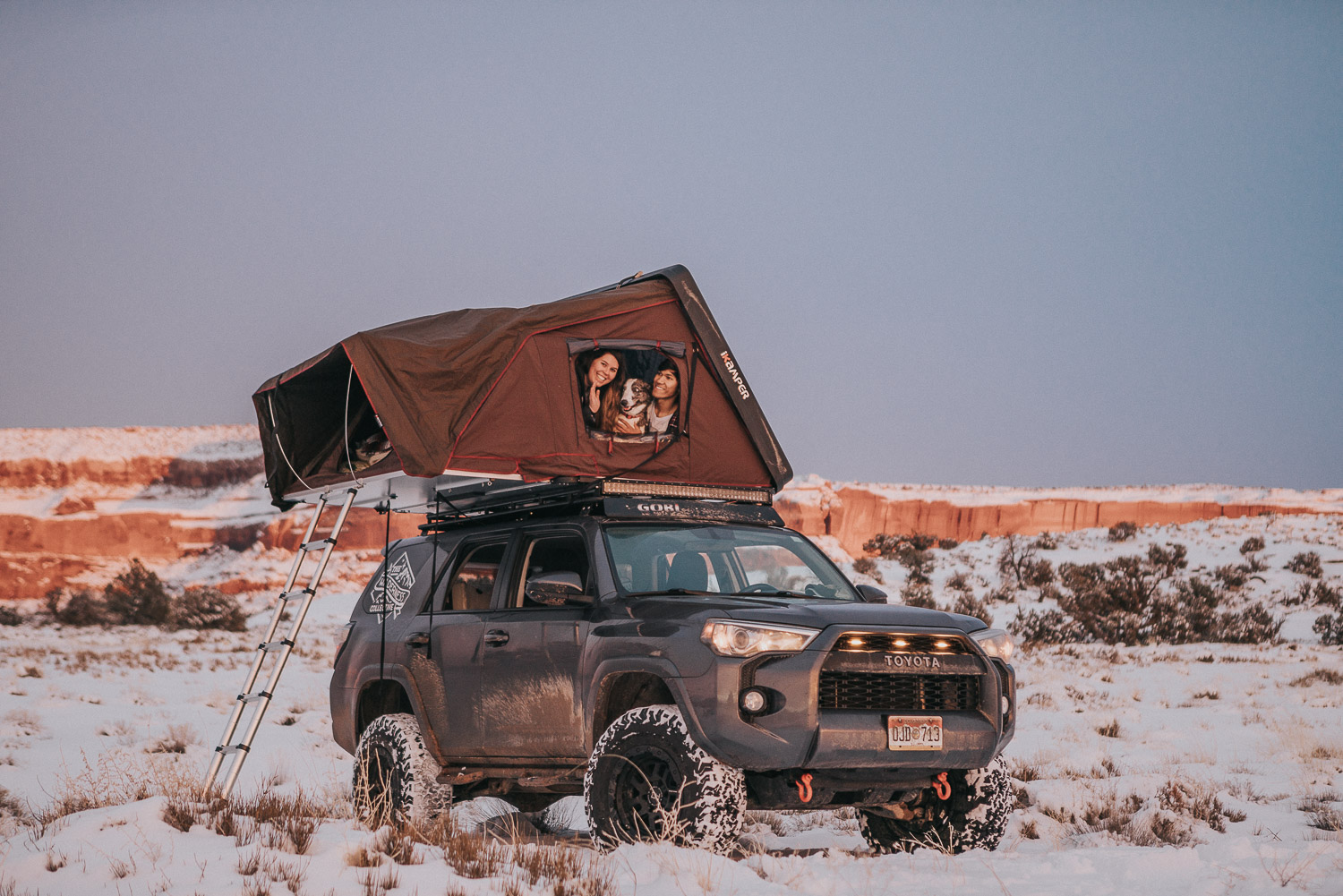 Winter Camping in Moab Free Dispersed Overlanding Off Roading