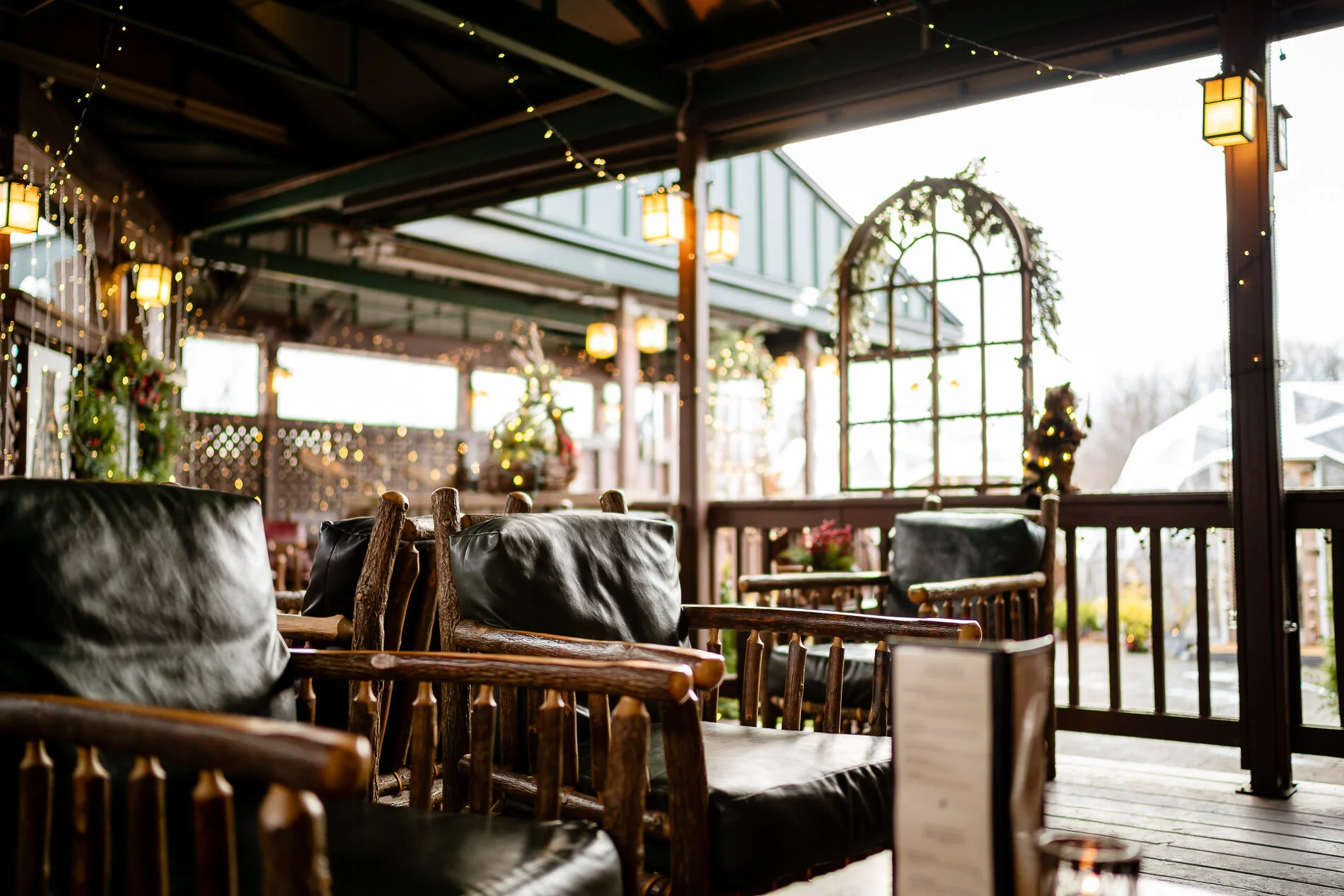 Dining Igloos — Deadwood Bar and Grill Northville, Michigan