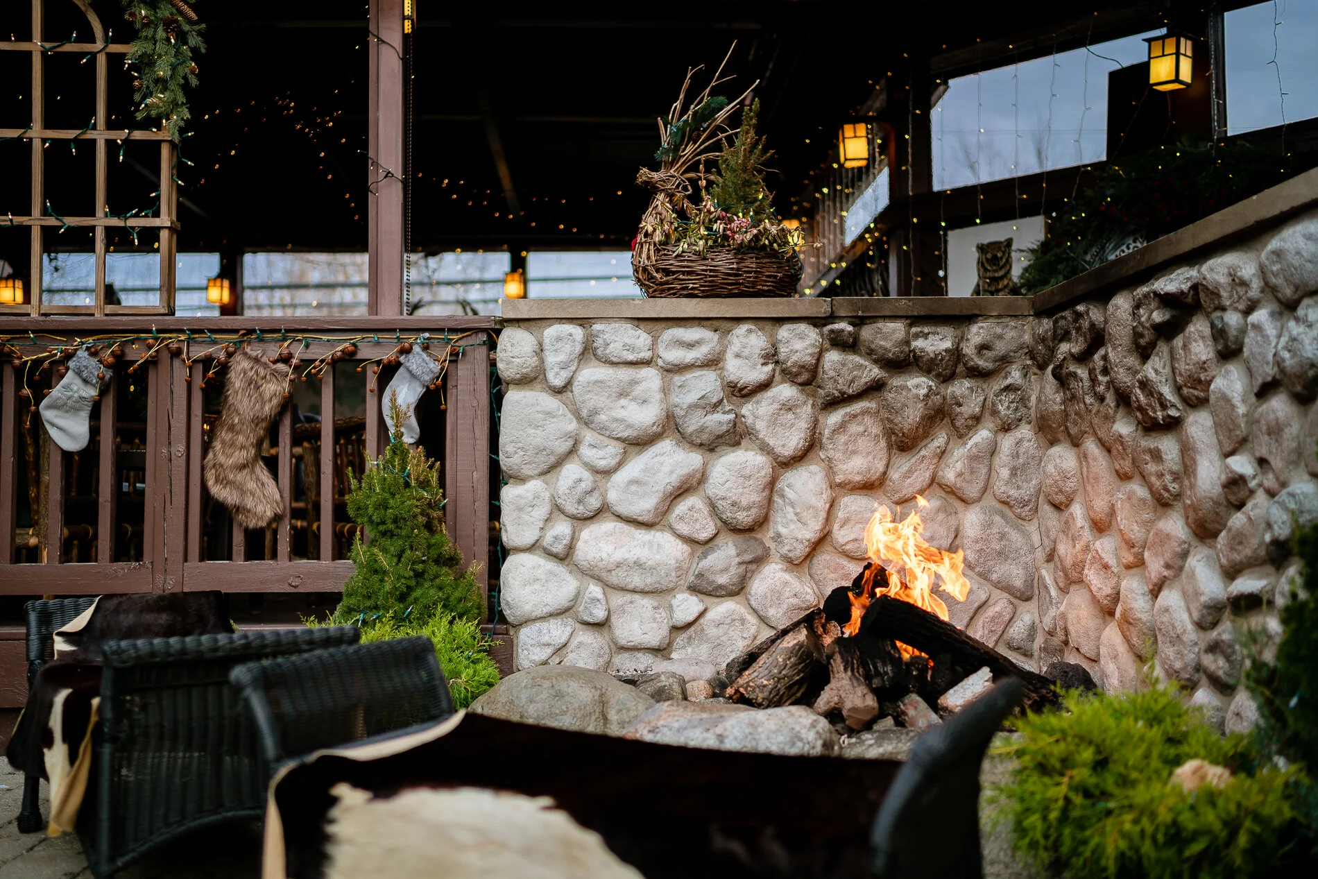 Dining Igloos — Deadwood Bar and Grill Northville, Michigan