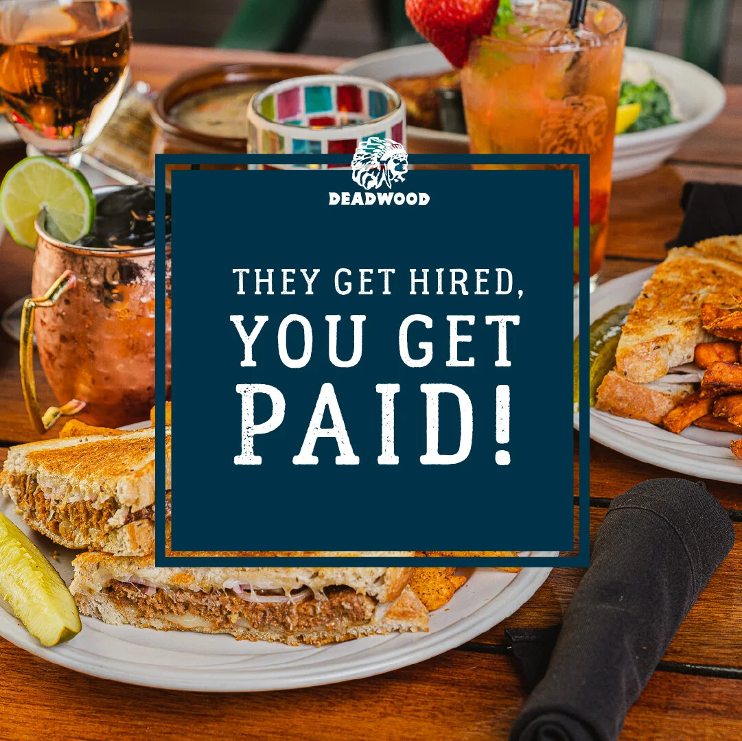 Refer a Host, Food Expeditor or Server for Employment and Earn Cash