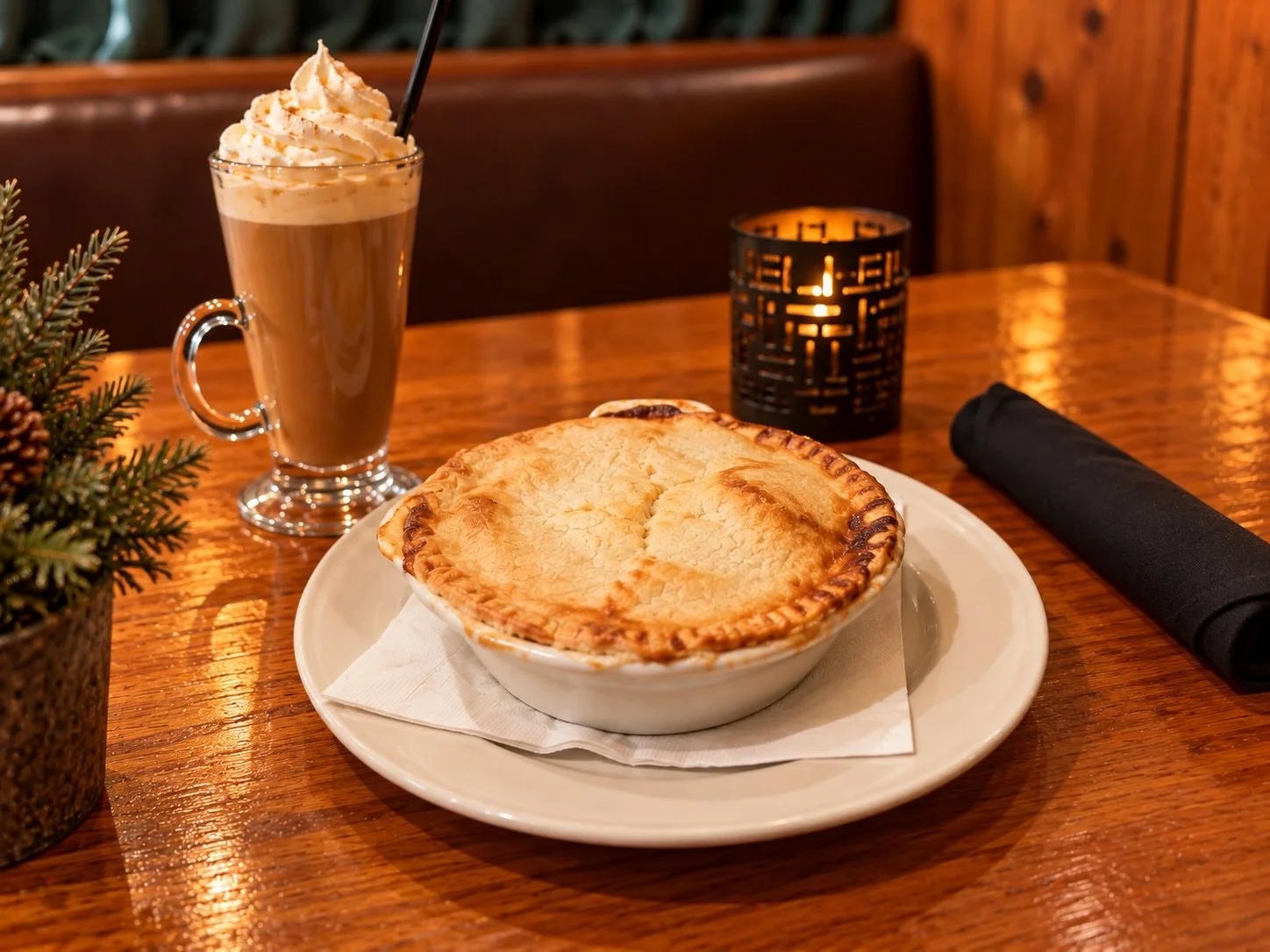 The temps have fallen, the leaves are changing, and it finally feels like fall. 🍂🥧

Which means the timing couldn&rsquo;t be better: our Chicken Pot Pie is back! Warm, hearty and topped with a golden, flaky crust, it&rsquo;s available every Friday 