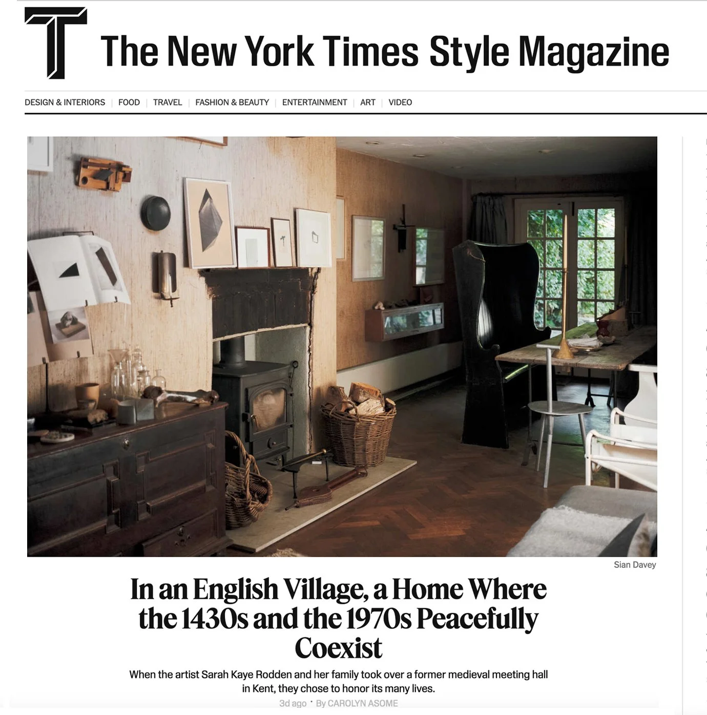 T Magazine  Sept 2023