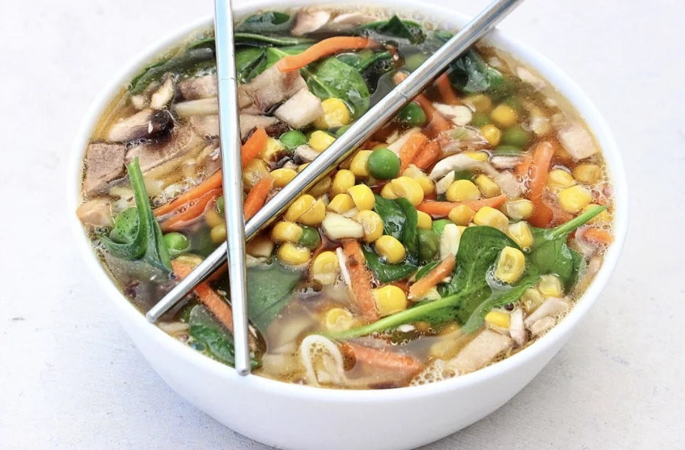 Easy Mason Jar Ramen Soup