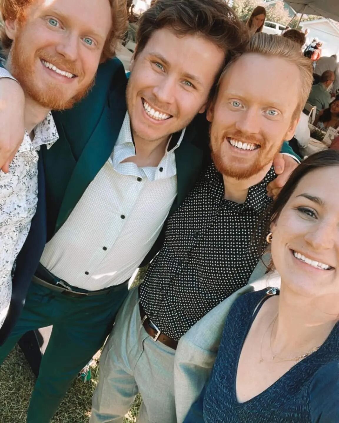 Look at these adorable faces from our wedding gig last week! ❤️
.
.
.
If you want to see more from this handsome little troupe, they'll be playing as @onthelashbandofficial this coming Wednesday night @blindpig_annarbor 🍀🎶
.
https://www.ticketweb.c