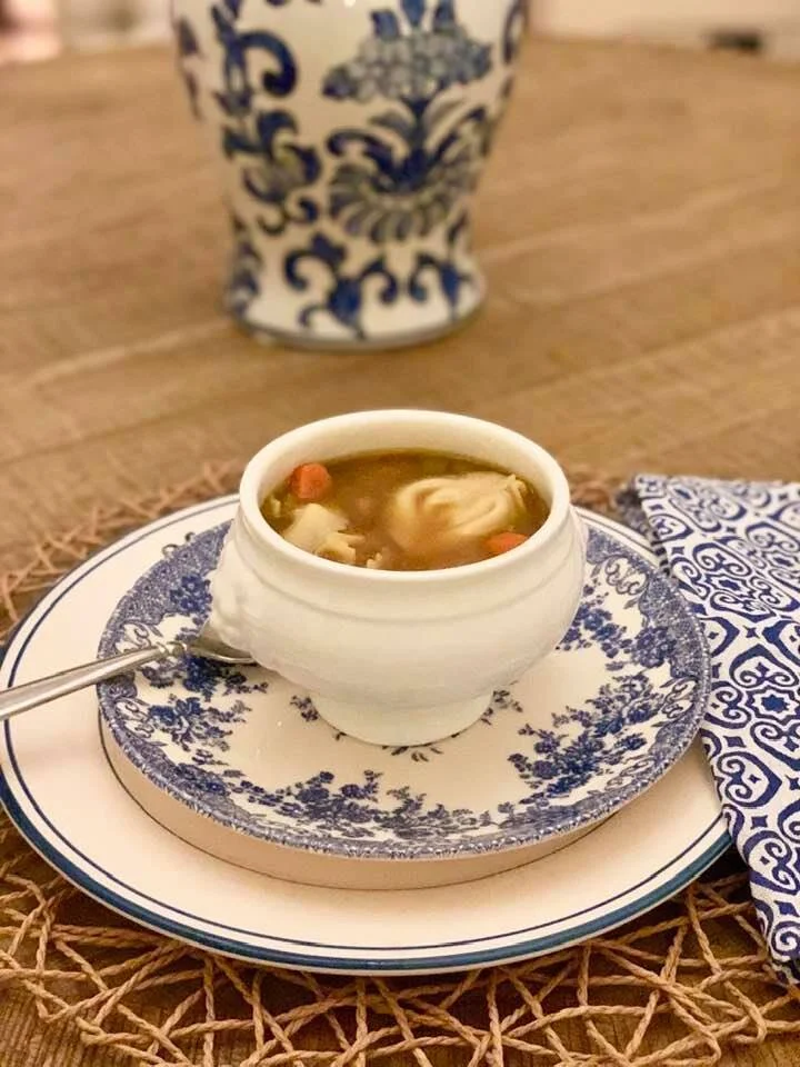 Turkey Tortellini Soup Using Thanksgiving Leftovers 