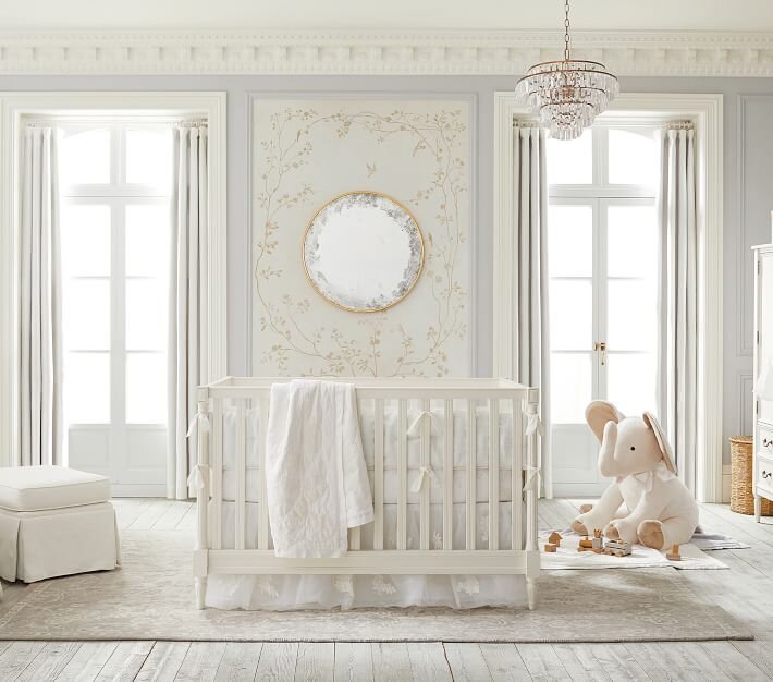 Designed and Photographed by: Pottery Barn Kids / One small area with a beautiful mural.