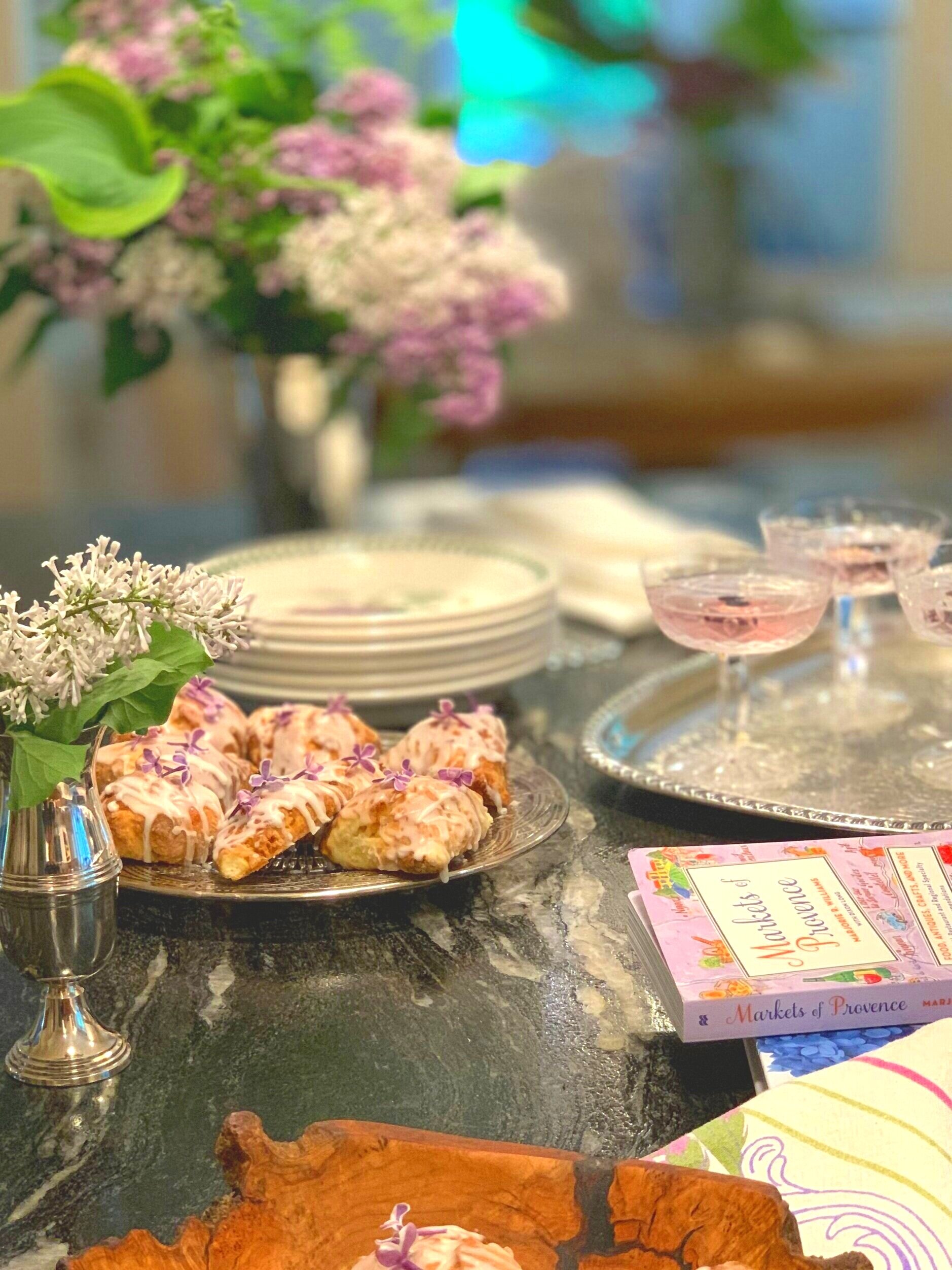 Gardeners Gather With Lilacs and Scones