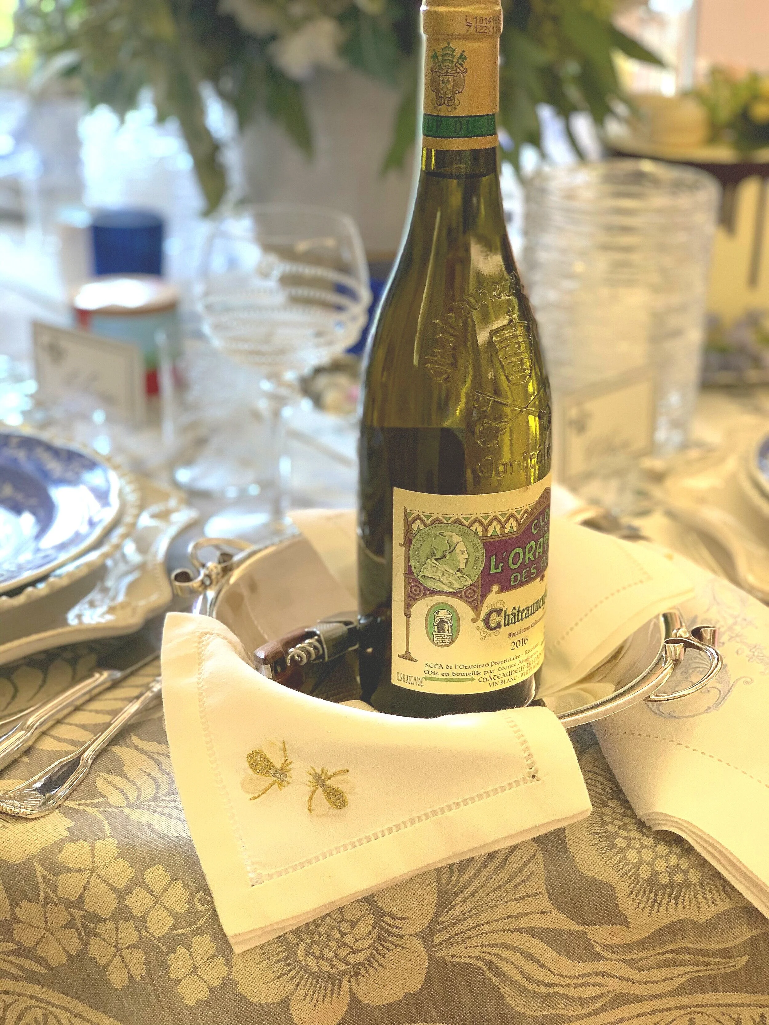 French Garden Themed Table