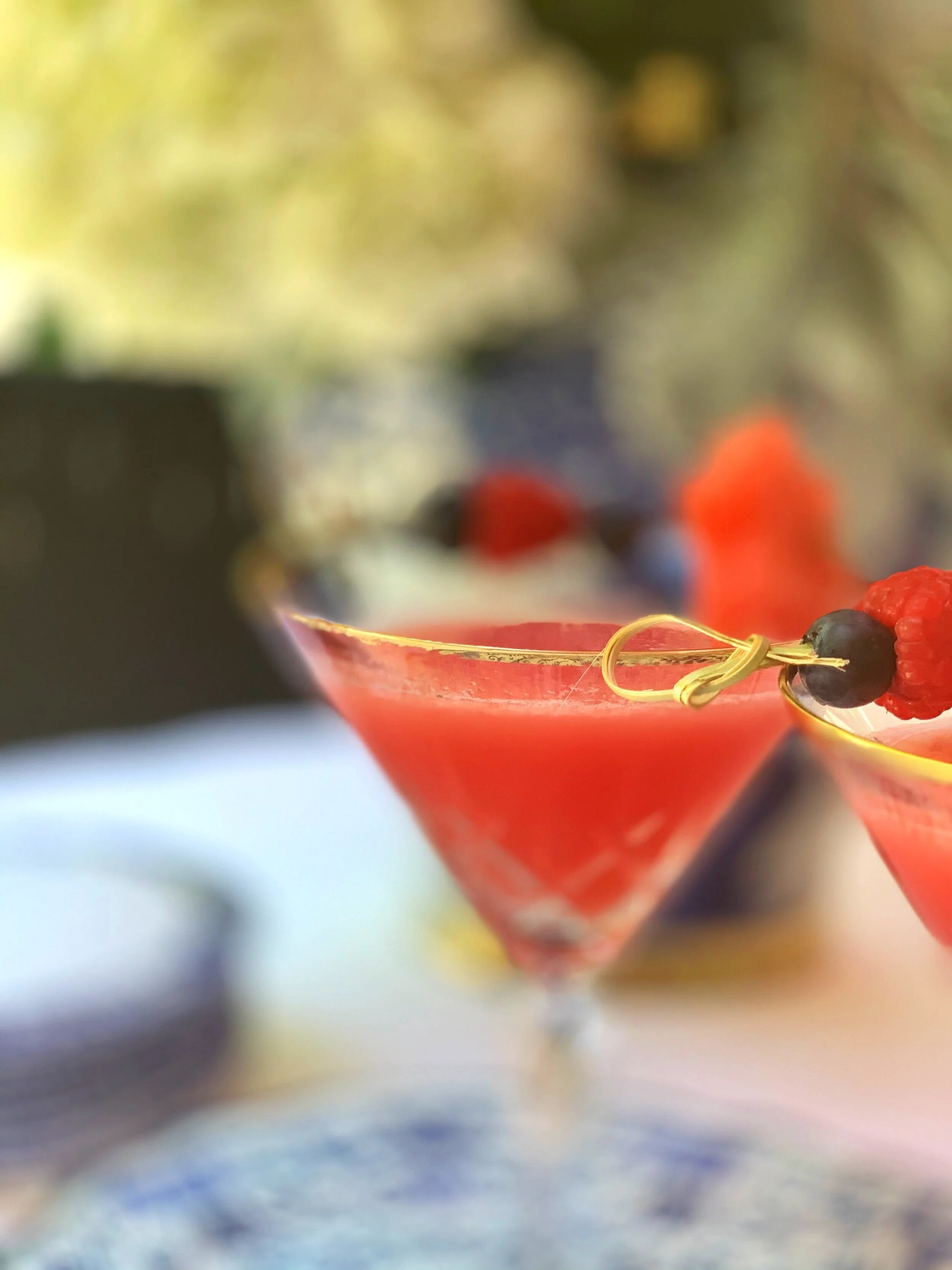 Watermelon MInt Lime Martini