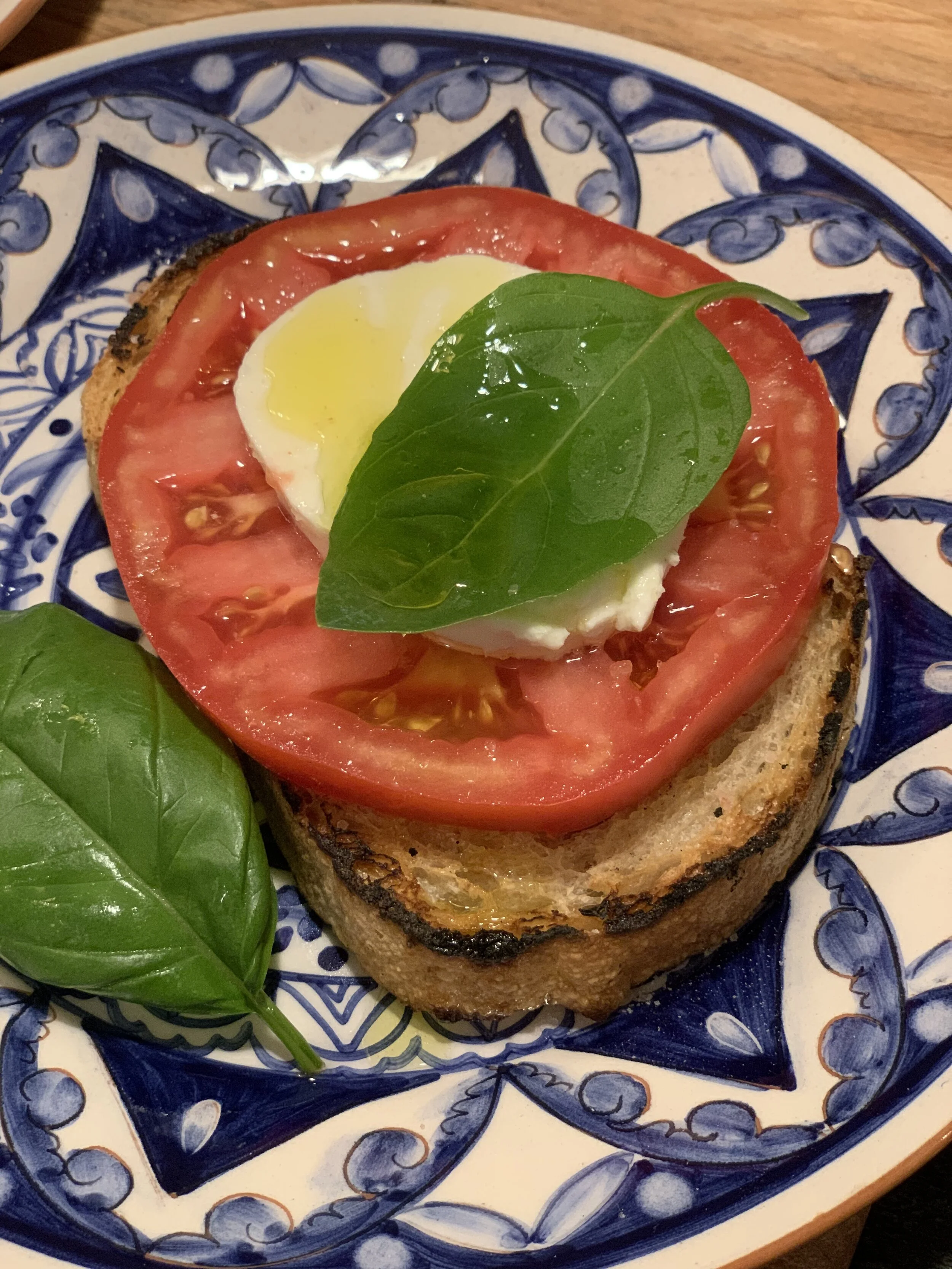 Grilled Caprise Crostini